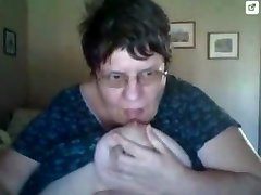 Fat Amateur village girl cum in the webcam