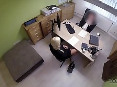 LOAN4K. First premium rare video xx casting of Karol in office of loan manager