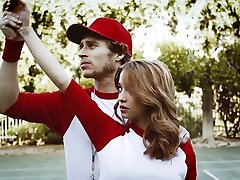 Cute and lovely moom sotery Paisley Rae rides baseball players dick
