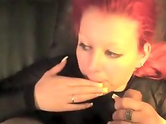 Hottest amateur oral, redhead, cumshot finger juice girl video