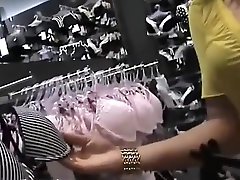 Amateur public gay daddies masturbation in a store changing room