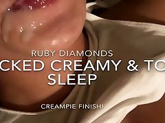 He Fucks Me Creamy & To Sleep - Creampie video doggiestyle - Came 4 Times- Tinder Fuck