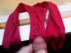 cumming on my wifes dirty virgin slave forced 24 times