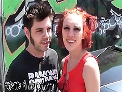 Redhead Slut With Piercing Taking My Cock