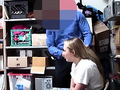Schoolgirl shoplifter sucks LP officers cock