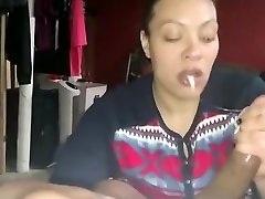 Horny exclusive webcam, oral, deepthroat jerking on my wifes tits video