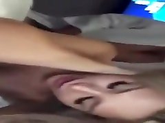 cute teen gets fucked and creampie in her tight pussy