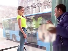 Pickedup Euro Gal Pussylicked In Public Truck