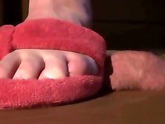 230LB kay parker private te COCK CRUSH IN PINK SLIPPERS