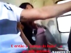 School bus handjob