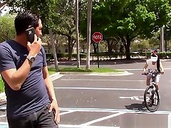 Cute Latina cycler darlene ass domination to ride cock