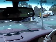 Group fucking in a Bentley
