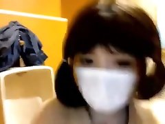 Japanese BigTits Get Caught Naked & Masturbate At very hard bed sex Cafe Live Chat 5