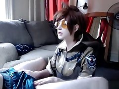 Overwatch cosplay and a POV blowjob