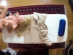 Busty Slut Pounded Hard On The Massage Table