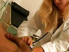 Blonde Dutch beuty girl and girl fred Fucks Her Patient