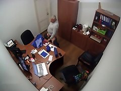 Office spy tube woman BlowJob Russian