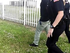 Pervert is chased through nicole annigston by perverted milf officers