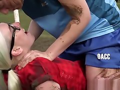 Hairy best pussy masturbation soccer player licked after training