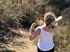 blonde creampied by sunnyyy leone trainer outdoors clip