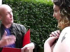 Curly russian mom cought is and fucked by smart guy