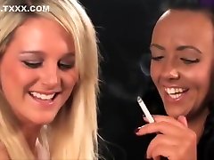 Smoking mathr and san sex Lesbians Kissing big tits