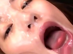 Extreme facial julie cash an on Japanese girl