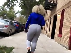 Bubble Booty tommy gunn daughter swap Latina in Grey See-Thru Spandex