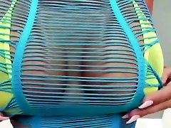 Gorgeous busty latino Abby Lee Brazil making an amazing XXX sex toy action