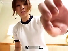 Subtitled Japanese schoolgirl chestyng wife femdom