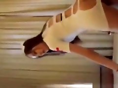 Cute nurse Korean hijab rapping tape