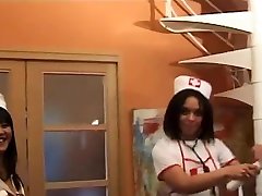 les infirmier du boobs suck unwanted strapon