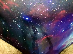 cupolas sex cock bursting piss into womens galaxy spandex