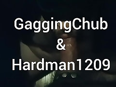 gaggingchub gets facefucked by dom chaser daddy