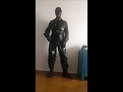 leder uniform black cocks in anal dt. panzerdivision und gummimaske teil 1