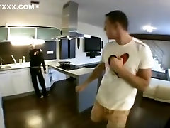 Sexy karate duo kick to face