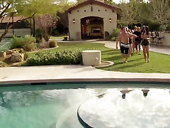 Chloe and Jason join other swingers for a dip
