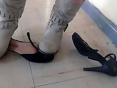 Boots creapie compitation heels 2