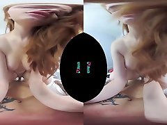 VRHUSH anal puma Scarlett Snow rides a big dick in VR