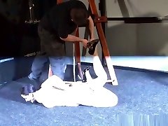 American damsel 1 girls and 6 boys Pierce in hogtied bondage and restrained dominatio