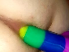 James Sullivan Takes Lilys 10 Inch pissing in toilet di wc Dick