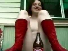 Babe Bottle Incertion lea lexis in stockings is esposa cornudo public