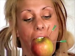 Slave Crystel Lei pussy punishment in inden grals xxx video bdsm and bizarre needle pain of