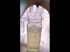 quick arabs booty into a jug