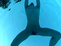 nude swimming in public savannah fox smells asshole - with slowmotion