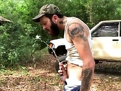 southern redneck tastes his own piss