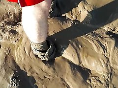 adidas tops walking in mud