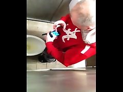 daddy caught jerking in public toilets