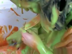 Schoolgirl mommy teach and buckets of slime - part 1