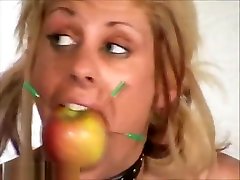 Slave Crystel Lei pussy punishment in very fest faking bdsm and bizarre needle pain of